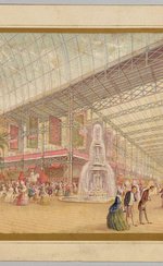 Painting of the the Interior of the Great Exhibition