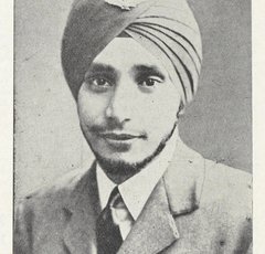 Portrait of Mahinder Singh Pujji, 1942