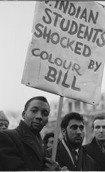 Photo of a demonstration against the Colour Bar Immigration Bill