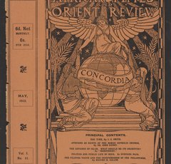 Front page of the African Times and Orient Review