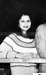 Photo of Anita Bhalla (left), with Mohammed Ayyub and Farah Durrani c. 1980s.