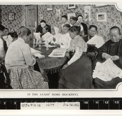 Photo inside the Ayahs' Home 1904