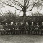 Photo of Clement Attlee and Prime Ministers at Commonwealth Conference