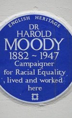 Photo of the Harold Moody Blue Plaque