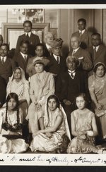 Photo of group of people at Veeraswamys Restaurant 1928