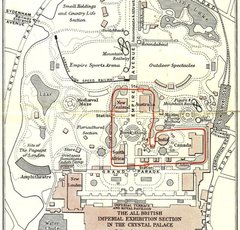 Map of Festival of Empire 1911