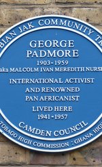 Photo of George Padmore Blue Plaque