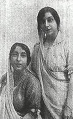 Portrait of Herabai and Mithan Tata