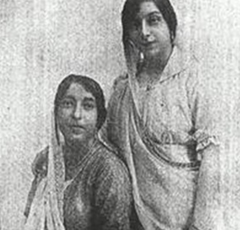 Portrait of Herabai and Mithan Tata
