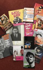 Colage of Theatre flyers and programmes