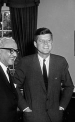 Photo of JFK's meeting with the Ambassador of India, Mohamed Ali Currim Chagla