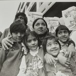 Photograph of Anwar Ditta and her children