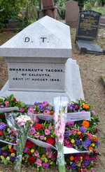 Photo of monument to Dwarkanath Tagore