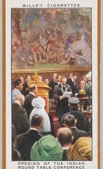 Drawing depicting the opening of the Indian Round table Conference