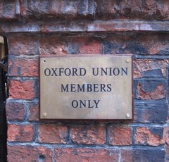 Photo of the entrance to Oxford Union