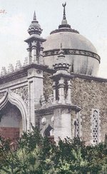 Postcard depicting the Shah Jahan Mosque