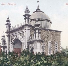 Postcard depicting the Shah Jahan Mosque