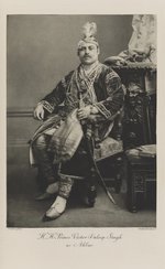 Portrait of Prince Victor Albert Jay Duleep Singh as Akbar