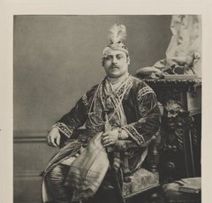 Portrait of Prince Victor Albert Jay Duleep Singh as Akbar