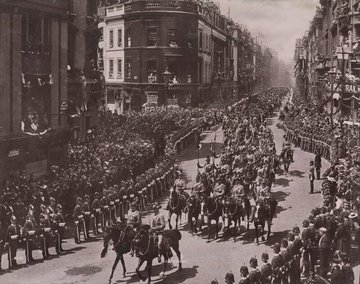 Photo of the Colonial Contingent at Queen Victoria's Diamond Jubilee Procession