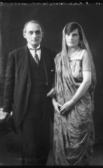 Portrait of Shapurji Saklatvala and Sarah Saklatvala