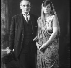 Portrait of Shapurji Saklatvala and Sarah Saklatvala