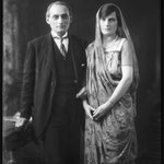 Portrait of Shapurji Saklatvala and Sarah Saklatvala