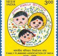 Photo of Family Planning Association of India Stamp 1999