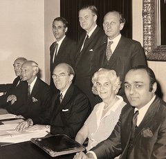 Group photo of the Ugandan Resettlement Board