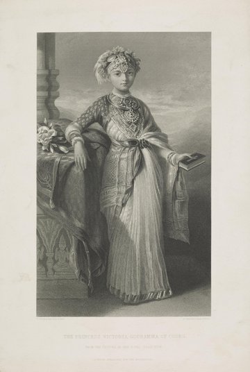 Painting of Victoria Gouramma