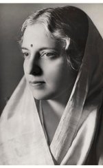 Photograph of Vijaya Lakshmi Pandit