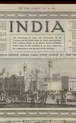 Indian Pavilion advert from British Empire Exhibition; The Times, 24 May 1924
