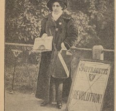 Image of Sophia Duleep Singh from ‘The Suffragette’ 18 April 1913, p. 447