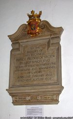 Photo of memorial to Prince Frederick Victor Duleep Singh