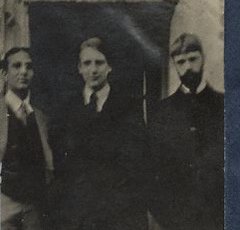 Photo of Hasan Shahid Suhrawardy, Philip Arnold Heseltine and D. H. Lawrence
