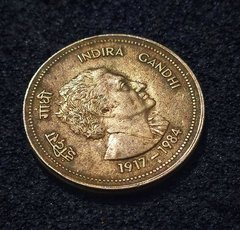 Photo of Indira Gandhi coin