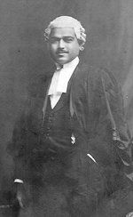 Portrait of Ram Singh Nehra in Barrister Robes