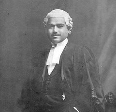 Portrait of Ram Singh Nehra in Barrister Robes